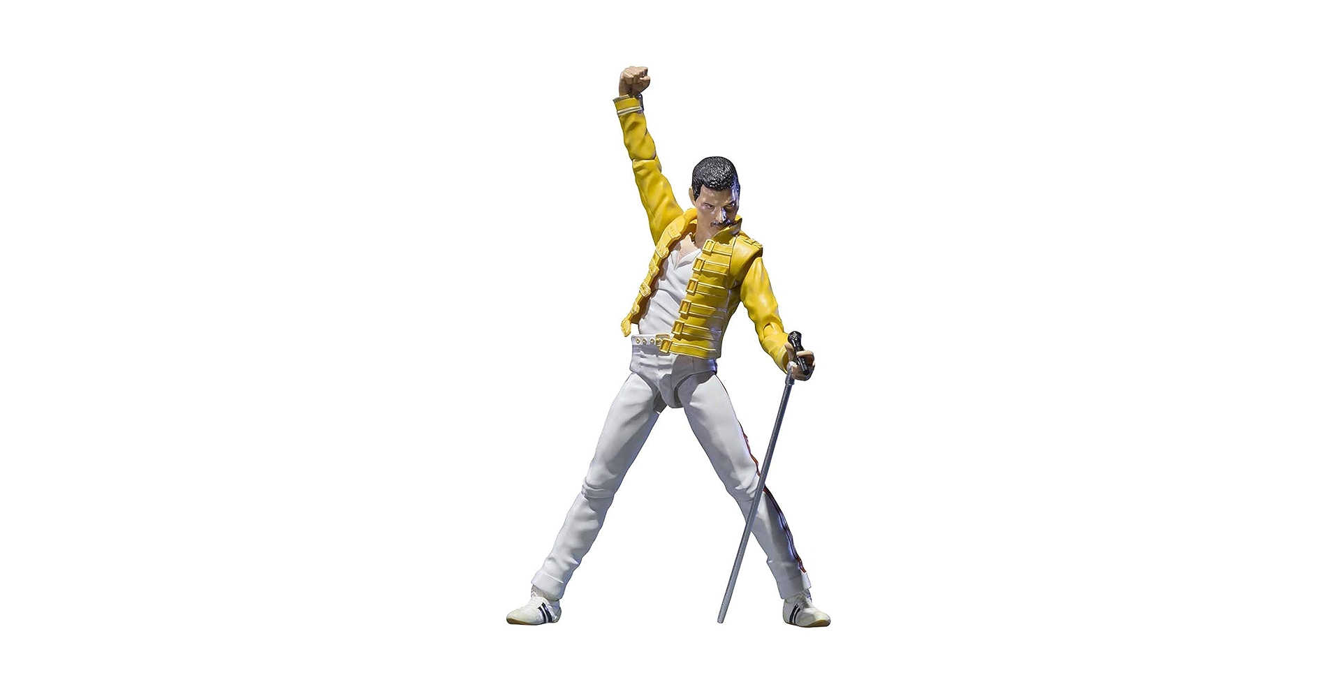 Freddie Mercury バンダイフィギュア新品未開封 Amazon.com: Bandai Tamashii Nations Freddie Mercury 